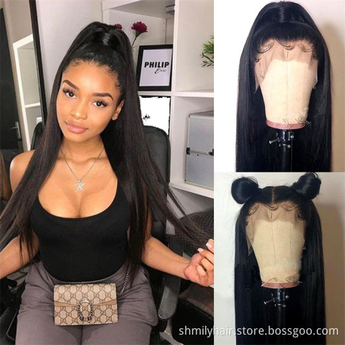 13x4 Transparent Lace Frontal Wigs Human Hair Lace Front Brazilian Raw Virgin Cuticle Aligned Hair Human Wig For Black Women